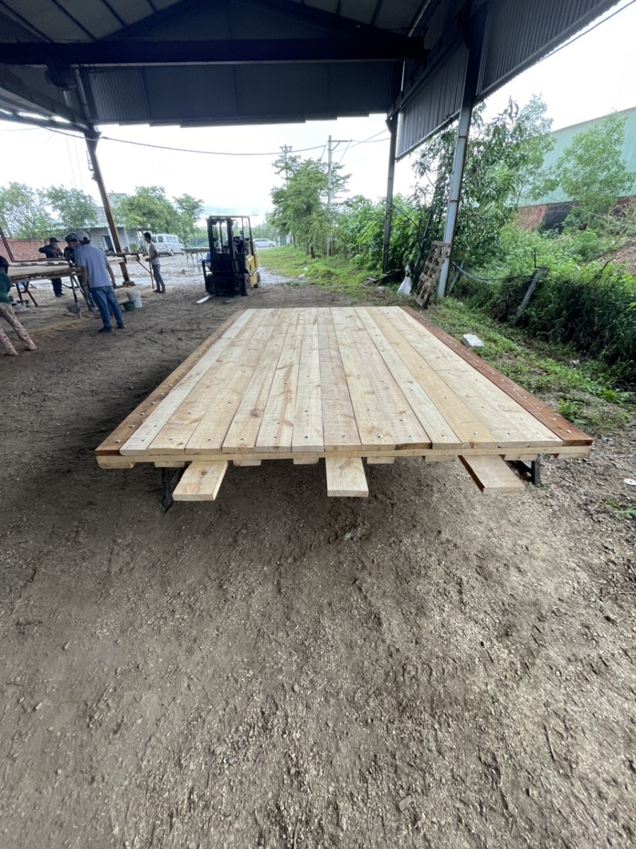 Tấm trãi đường gỗ 3 lớp